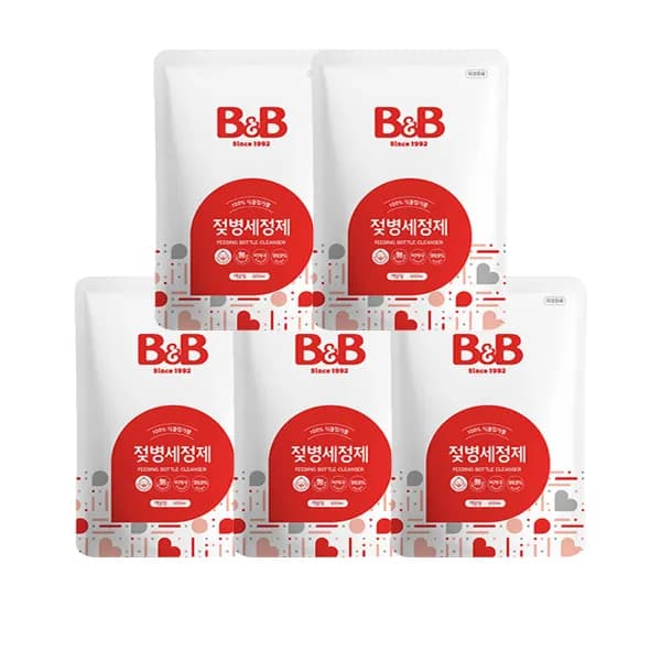 비앤비 젖병세정제 리필형 액상형 500ml 5개