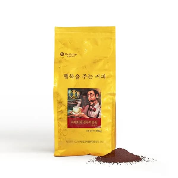 맥널티 행복을 주는 커피 자메이카 블루마운틴 블렌드 핸드드립 500g 1개