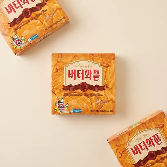 크라운 버터와플 316g 3개