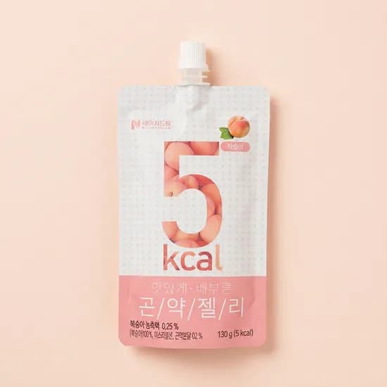 네이처드림 맛있게 배부른 곤약젤리 복숭아 130g 20개