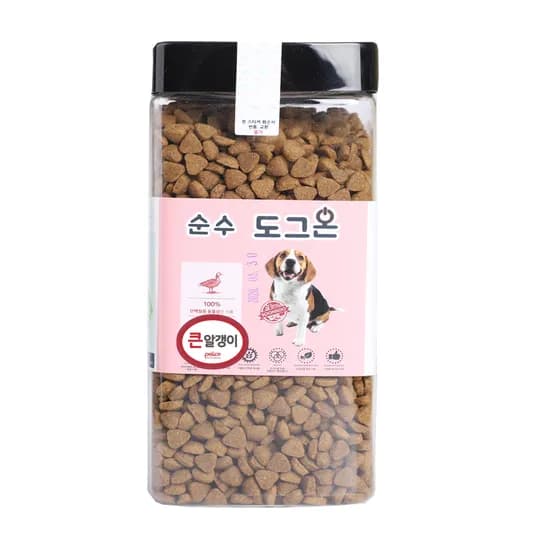 펠리코 도그온 강아지 사료 샘플, 오리, 500g, 1개