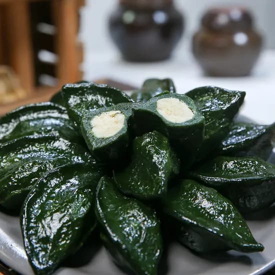 영광백수 모싯잎 찐 송편, 기피, 50g, 20개