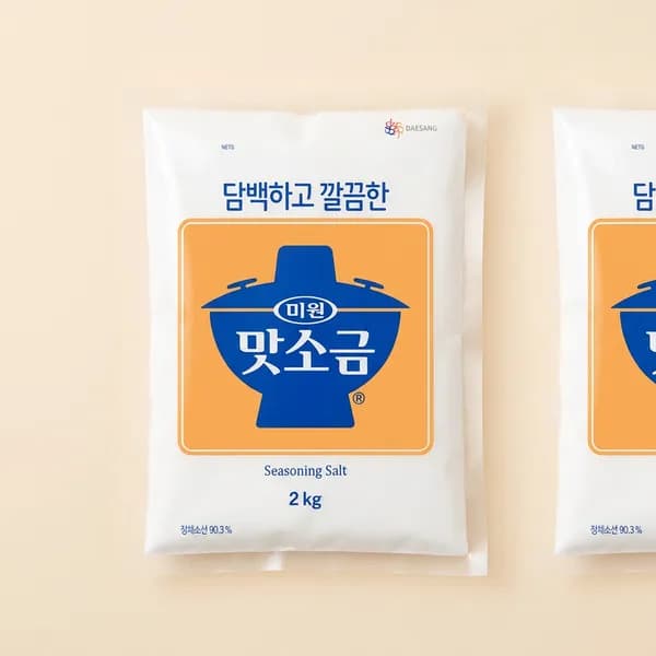 대상 미원 맛소금 2kg 2개