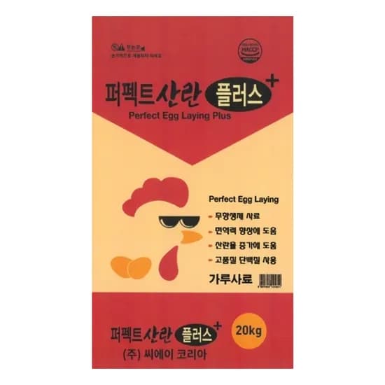 CA코리아 퍼펙트산란 산란닭 닭사료, 20kg, 1개