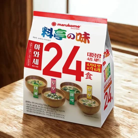 마루코메 료테이노아지 24식, 432g