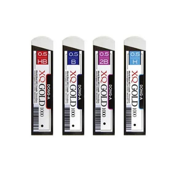 동아 XQ GOLD 1000 샤프심, B, 0.5mm, 40개
