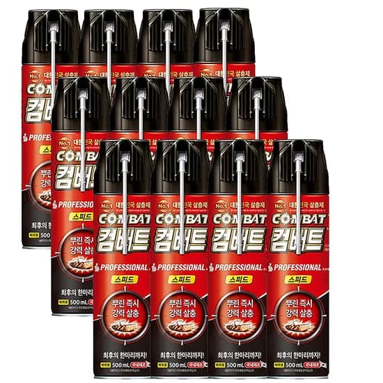 헨켈 바퀴용 컴배트 스피드 에어졸 500ml 12개