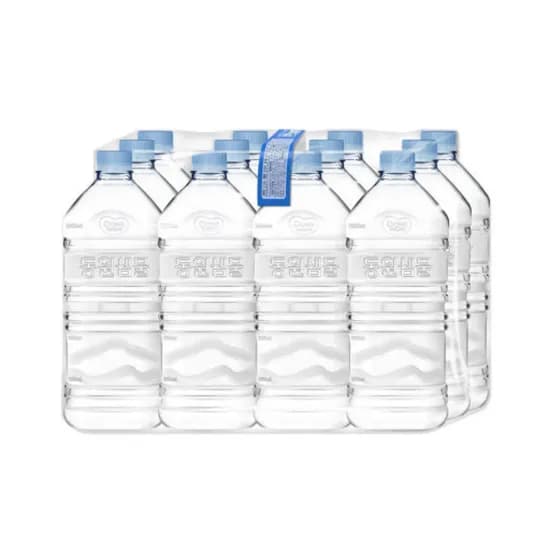 동원 샘물, 무라벨, 1.1L, 12개
