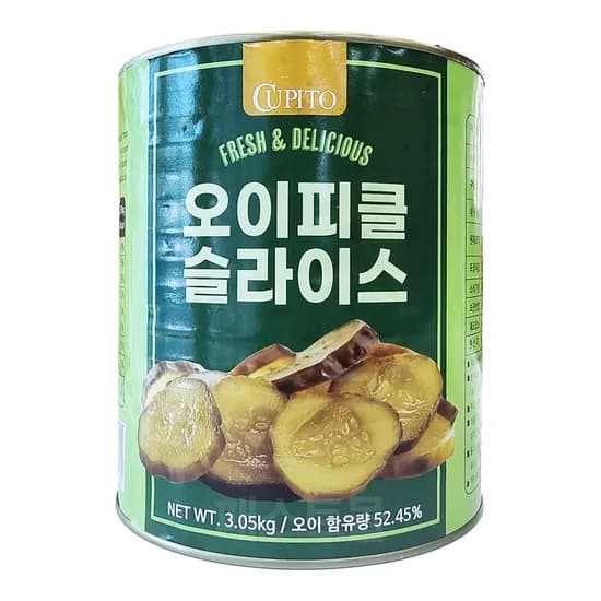 큐피토 오이피클 슬라이스 3.05kg 1개