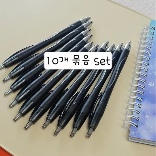 BIC 빅 아틀란티스 컴포트 1.0, 블랙, 10개