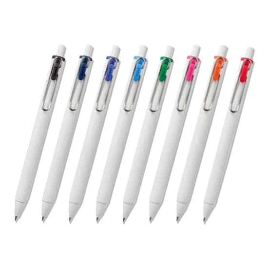 미쓰비시 펜슬 유니볼one 0.38mm 와이어클립 중성볼펜 UMN-S-38, 블랙배럴, 1개