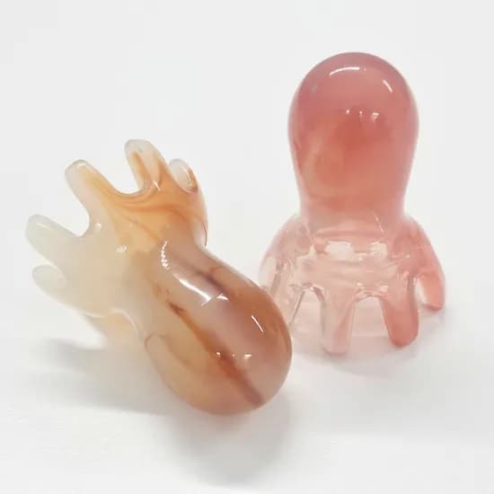 문어 괄사 마사지기 중형 핑크 1개