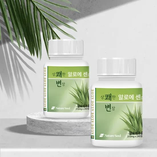 상쾌한 변장 알로에 센스99 240정 2개