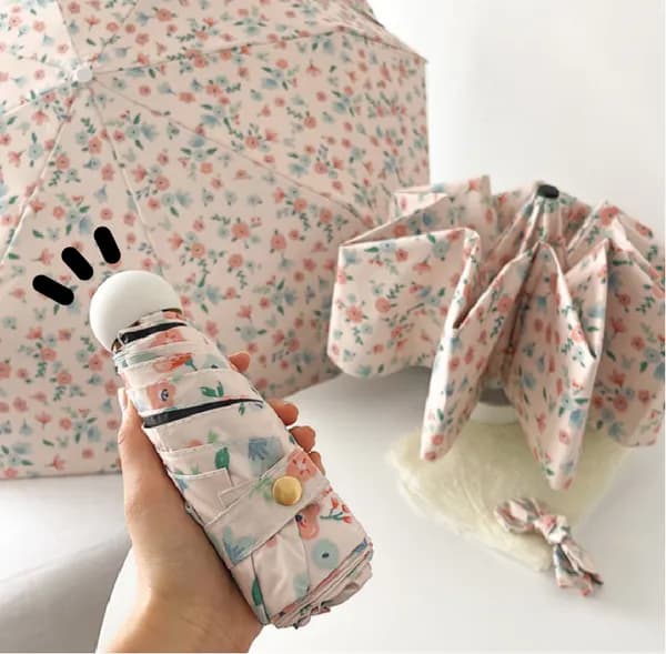 초경량 미니 자외선차단 암막 양우산 라일락