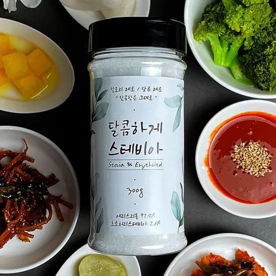 구수하니 달콤하게 스테비아 용기형 500g 1개
