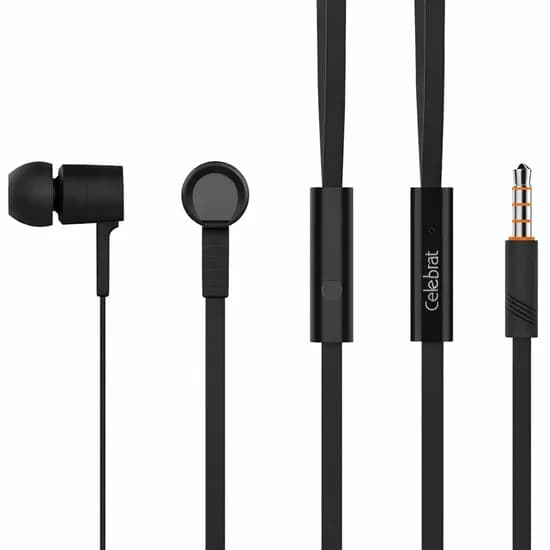 유선 게이밍 이어폰 3.5mm 이어폰 D2, 블랙