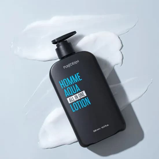 퓨어덤 옴므 아쿠아 올인원 로션, 500ml, 2개