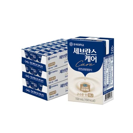 세브란스케어 완전균형영양식 구수한맛 미니 150ml 72팩