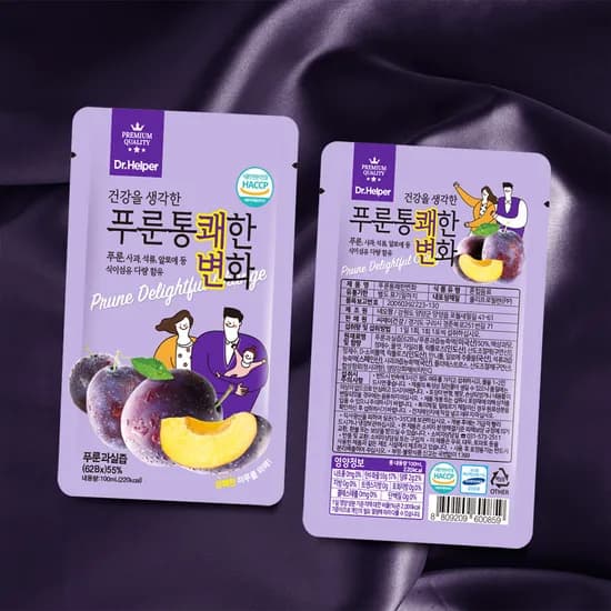 닥터헬퍼 푸룬통쾌한변화 식이섬유함유 100ml 12개