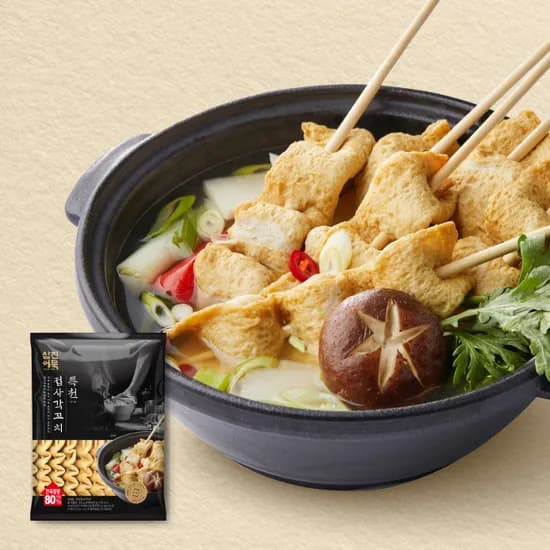 삼진어묵 특천 접사각꼬치, 냉동, 800g, 5개