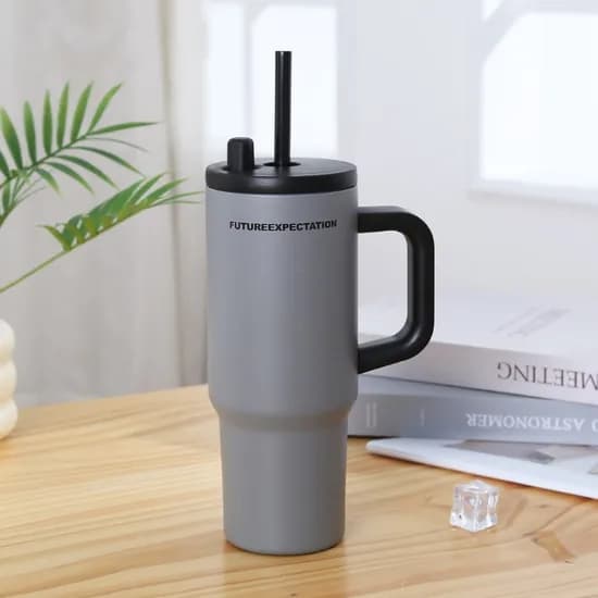 스텐316 빨대 보틀 텀블러 그레이 710ml 1개
