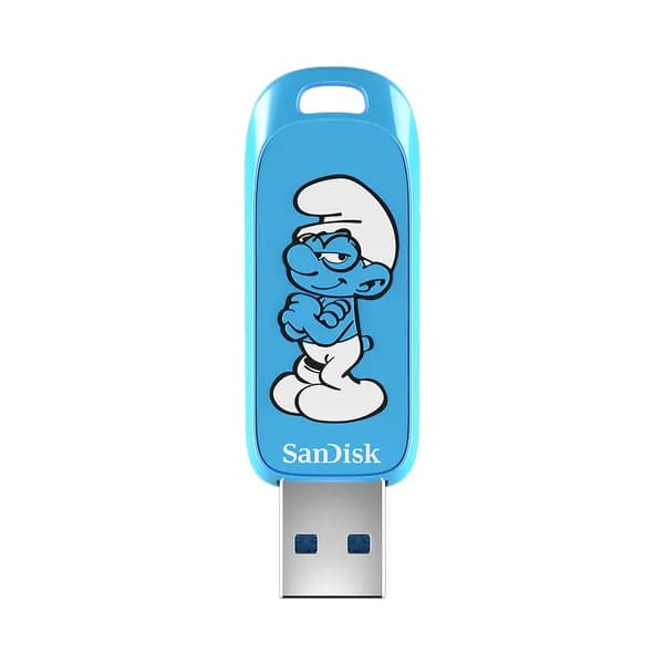 샌디스크 스머프 에디션 USB 3.2 외장 메모리 SDCZIS 64GB