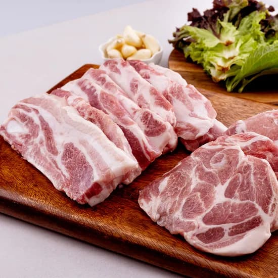 잘나가는 미트 한돈 삼겹살 500g 1개 외 목살