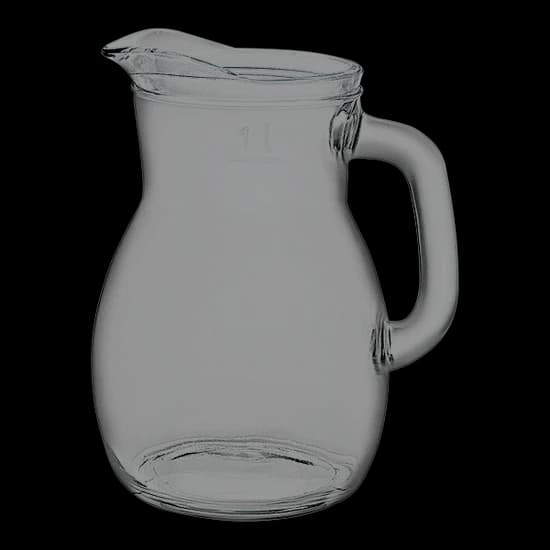 보르미올리 투명 유리물병, 1000ml, 1개