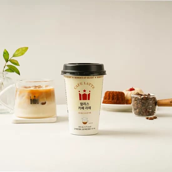 할리스 카페라떼 컵커피, 300ml, 20개