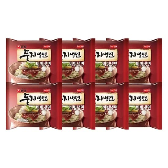 농심 둥지냉면 비빔냉면 162g 8개
