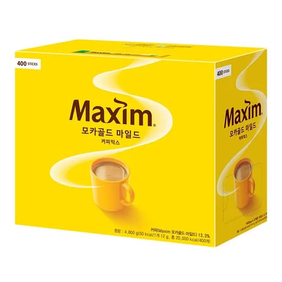 맥심 모카골드 마일드 커피믹스, 12g, 400개입, 1개