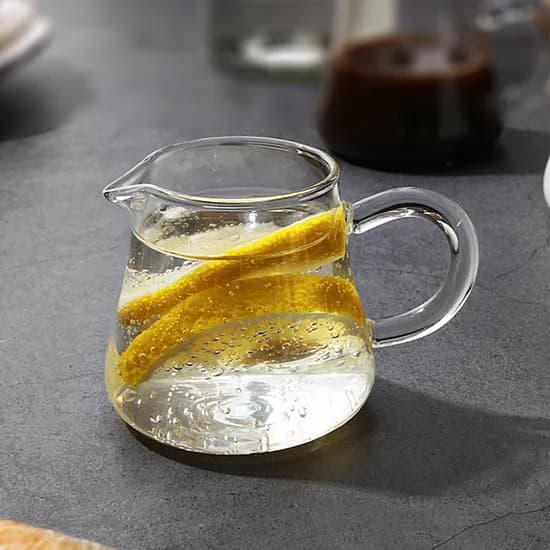 내열유리 미니 저그 시럽잔, 투명, 60ml, 1개