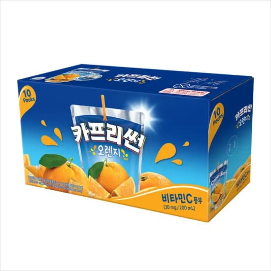 농심 카프리썬 오렌지 200ml 20개
