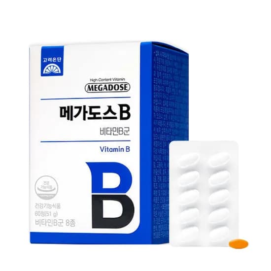 고려은단 메가도스 비타민B군 850mg 60정 1개