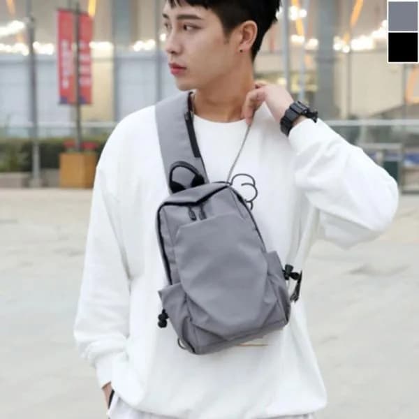라프리 여행용 슬링백 그레이