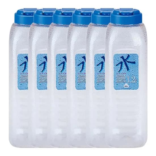코멕스 물병, 블루, 1200ml, 6개입, 1개