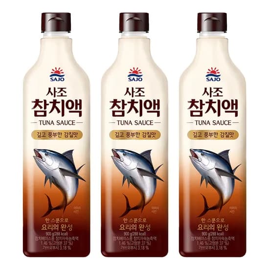 사조 참치액 900g 3개