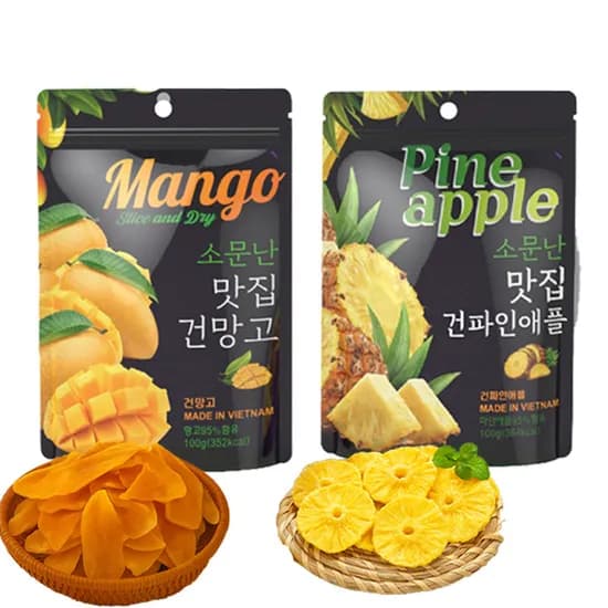 스위티팜 망고 말랭이 35g 3봉 외 파인애플 말랭이 35g 3봉 1세트