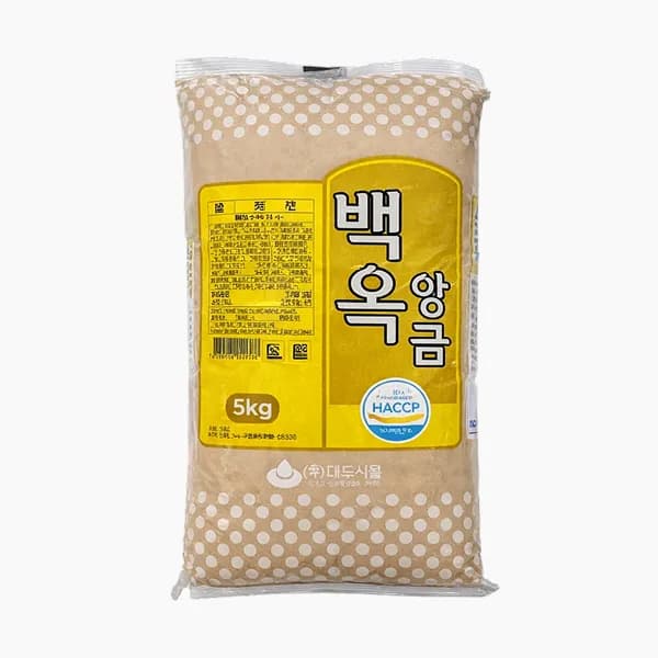 대두식품 백옥앙금 S35M 저감미 5kg 1개 21,870원