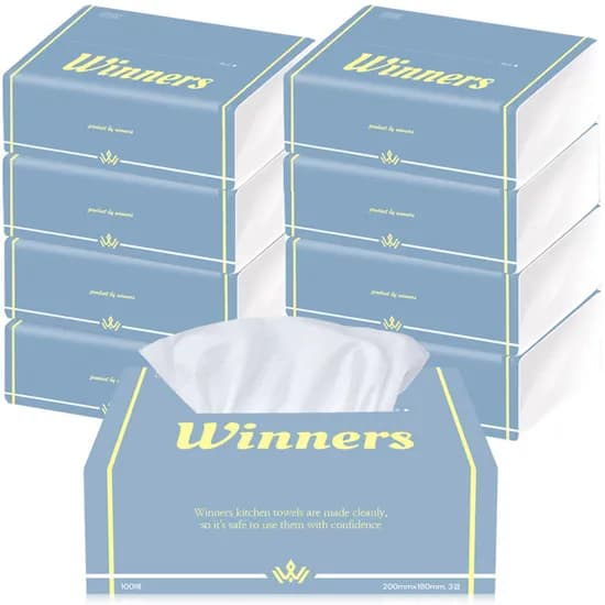 위너스 뽑아쓰는 키친타월, 3겹, 100매, 9개