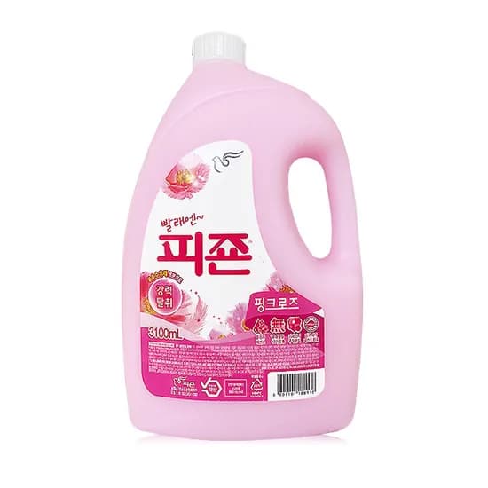 피죤 섬유유연제 핑크로즈 3.1L 4개