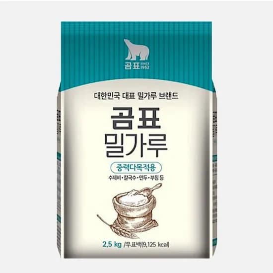 곰표 밀가루 중력다목적용 2.5kg 1개