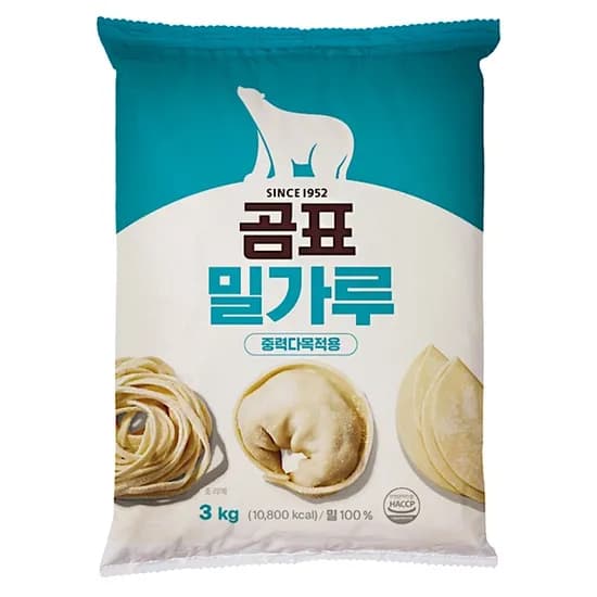 곰표 밀가루 중력다목적용 3kg 2개