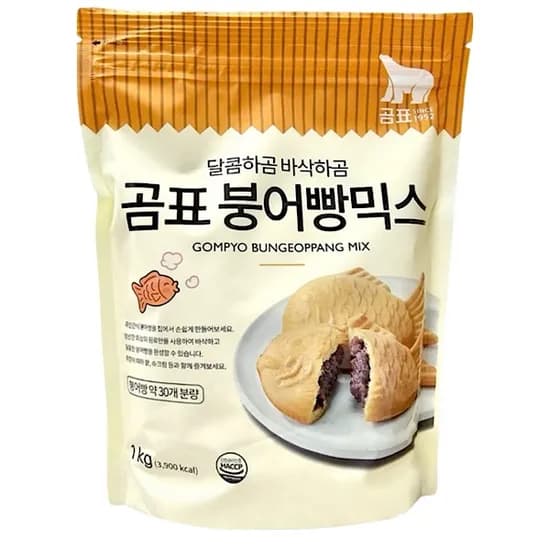 곰표 붕붕믹스 붕어빵 만들기 1kg 2개