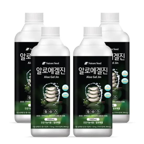 두리농산 알로에겔진 1L 4개