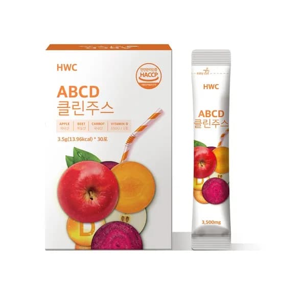 HWC ABCD 클린주스 105g 1박스