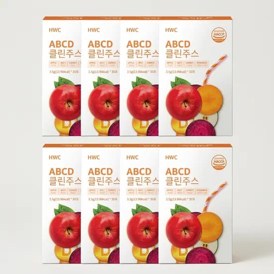 HWC ABCD 클린주스 105g 8박스