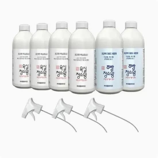 신통방통 욕실청소왕 변기세정제 뿌리는소독제 세트 500ml 1세트