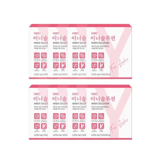 HWC 이너솔루션 질 유래 유산균 2g 30포 8박스 64,800원
