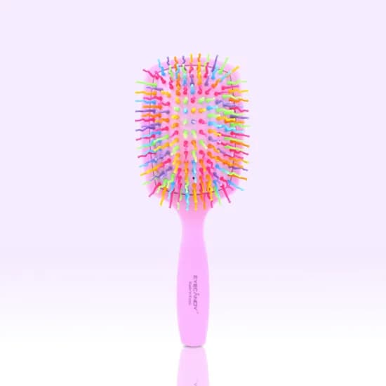 아이캔디 레인보우 볼륨 S 패들 헤어브러쉬, 라이트퍼플, 1개